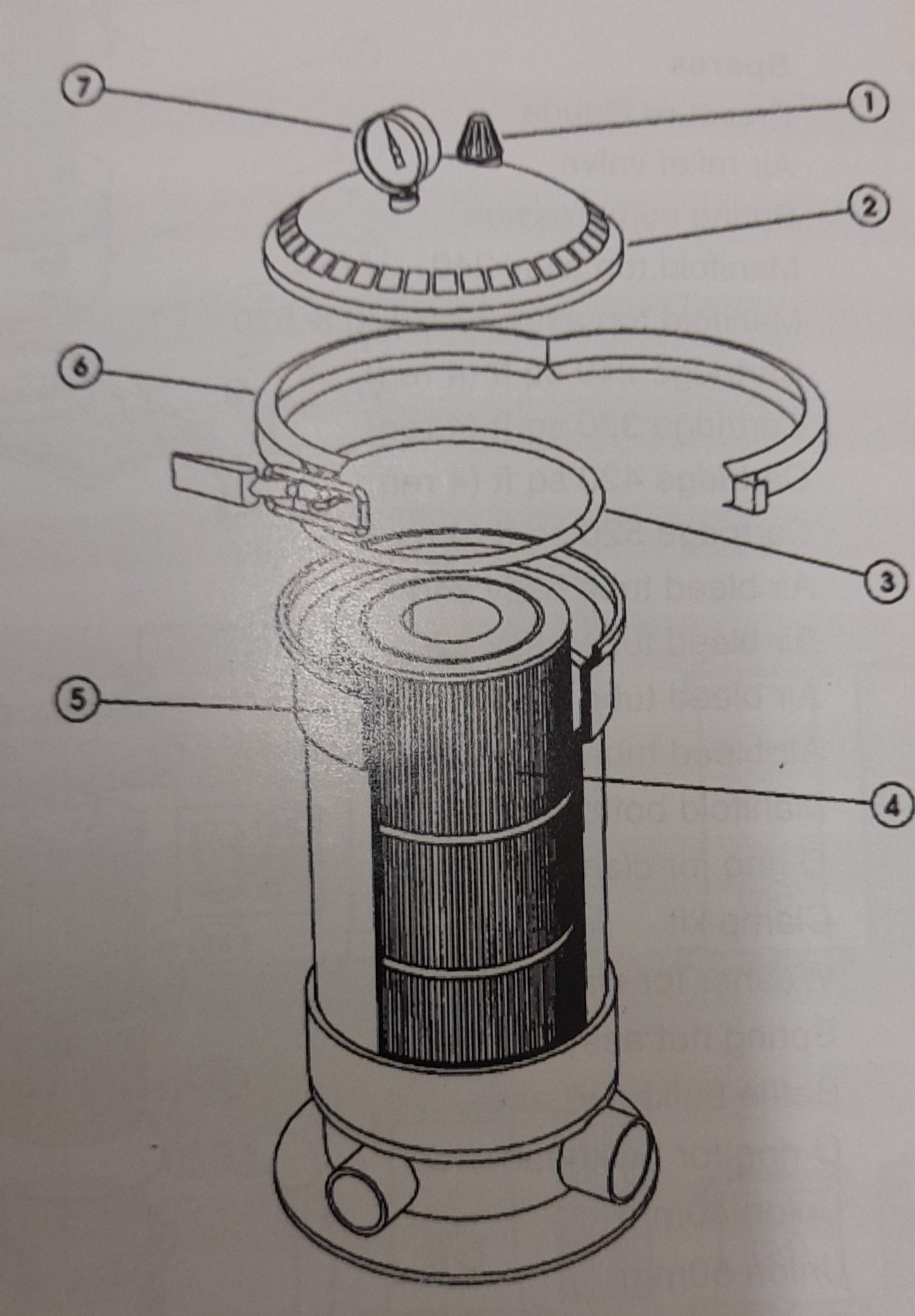 Onga Pantera Mark II Cartridge Filter Lid
