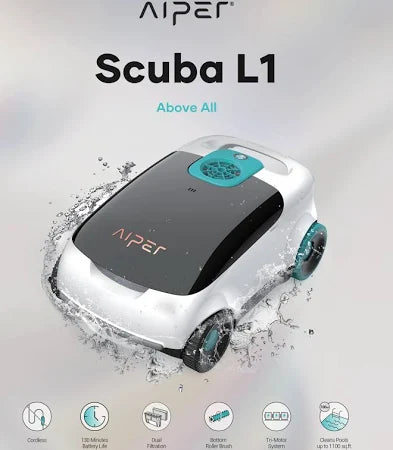 Aiper Scuba L1 Pro X3 Cordless Robotic Pool Cleaner
