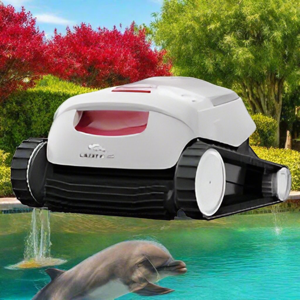Dolphin Liberty 400 Cordless Robotic Cleaner Red & White