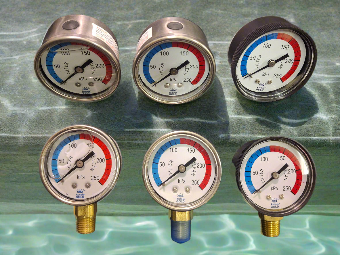 Pressure Gauges for Sand & Cartridge Filters