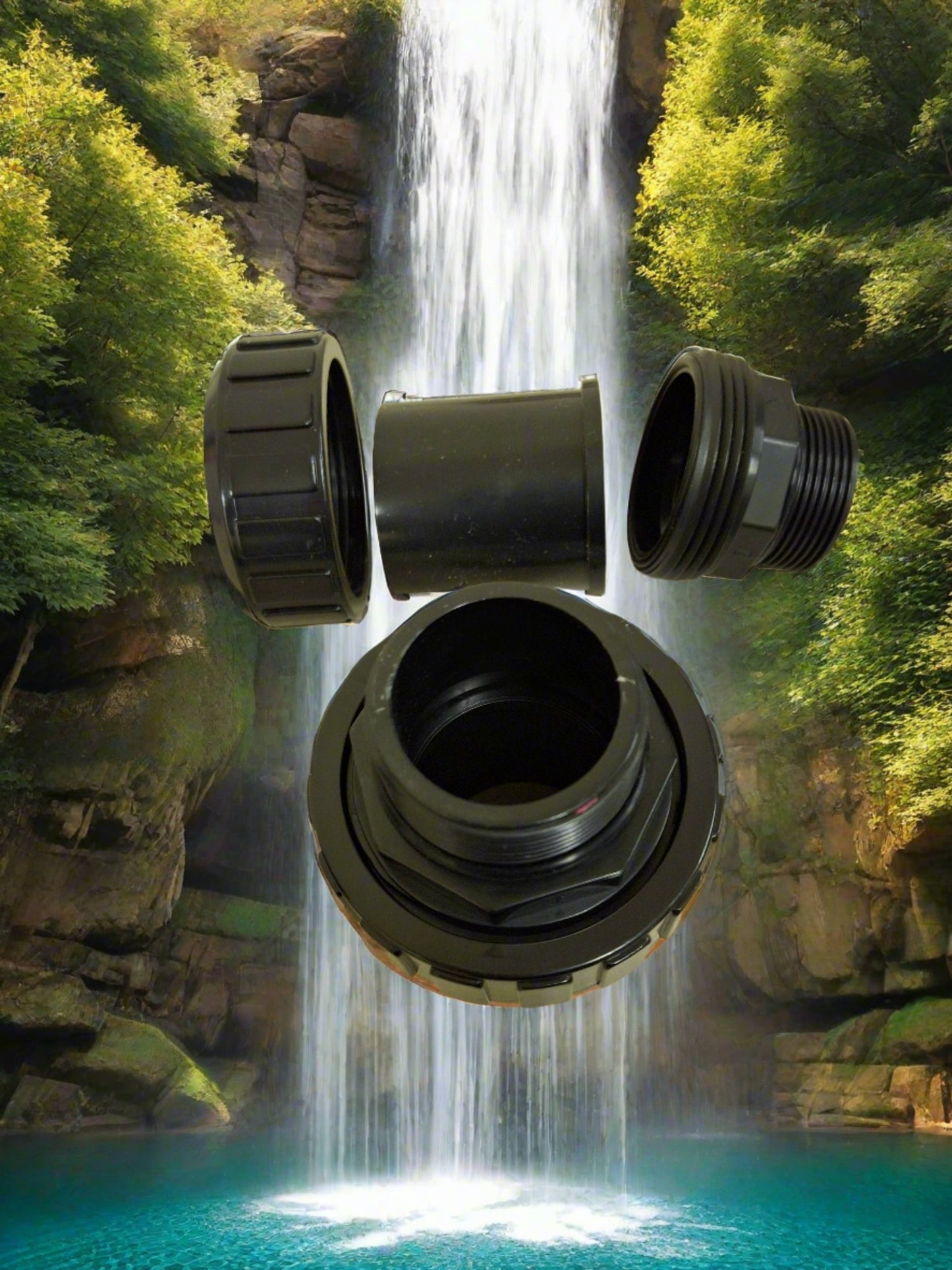 Barrel Unions 40mm Universal for Pool Filters