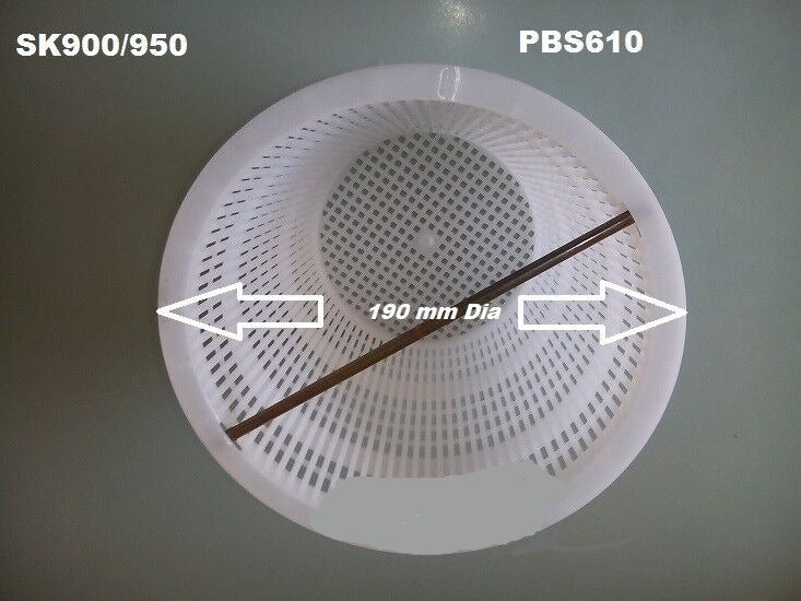 Skimmer Basket SK900/950 Filtrite PBS610