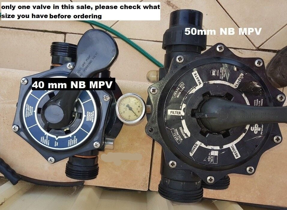 Multiport Valve Hurlcon Astral Filter 50MM 76033