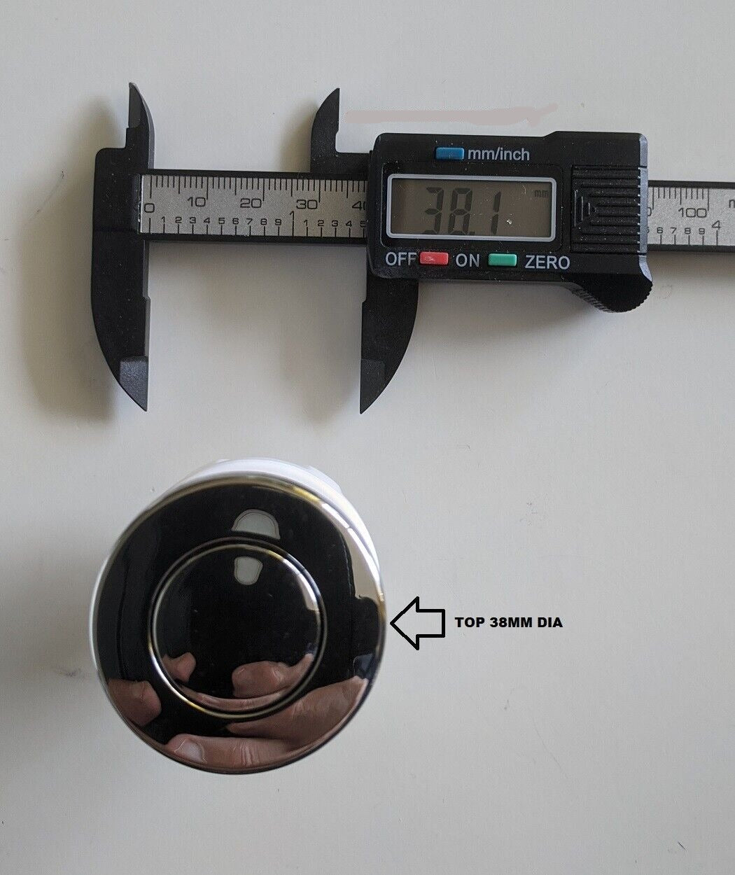 Air Switch button Spa Chrome