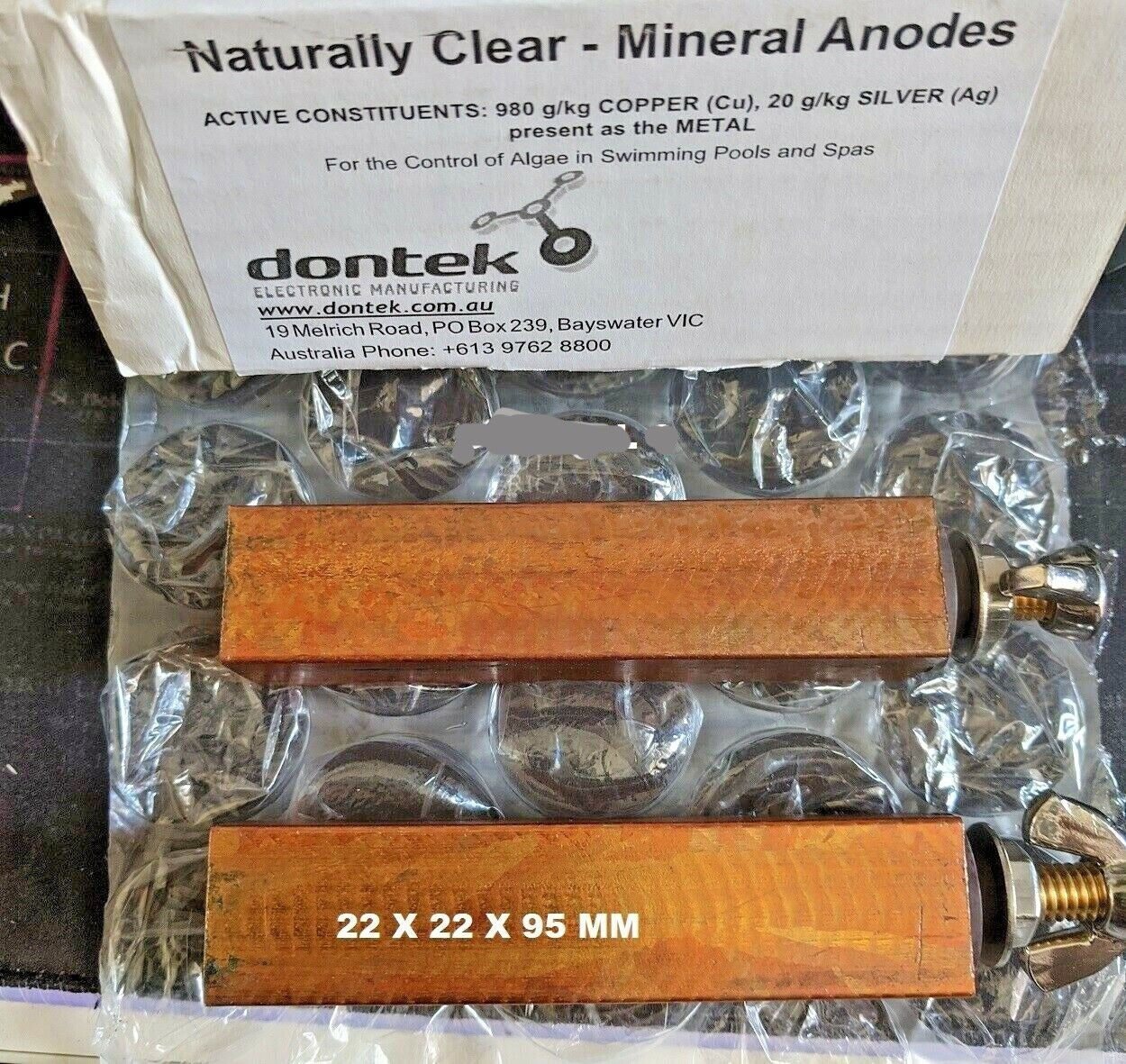 Dontek Ioniser Electrodes 95 mm