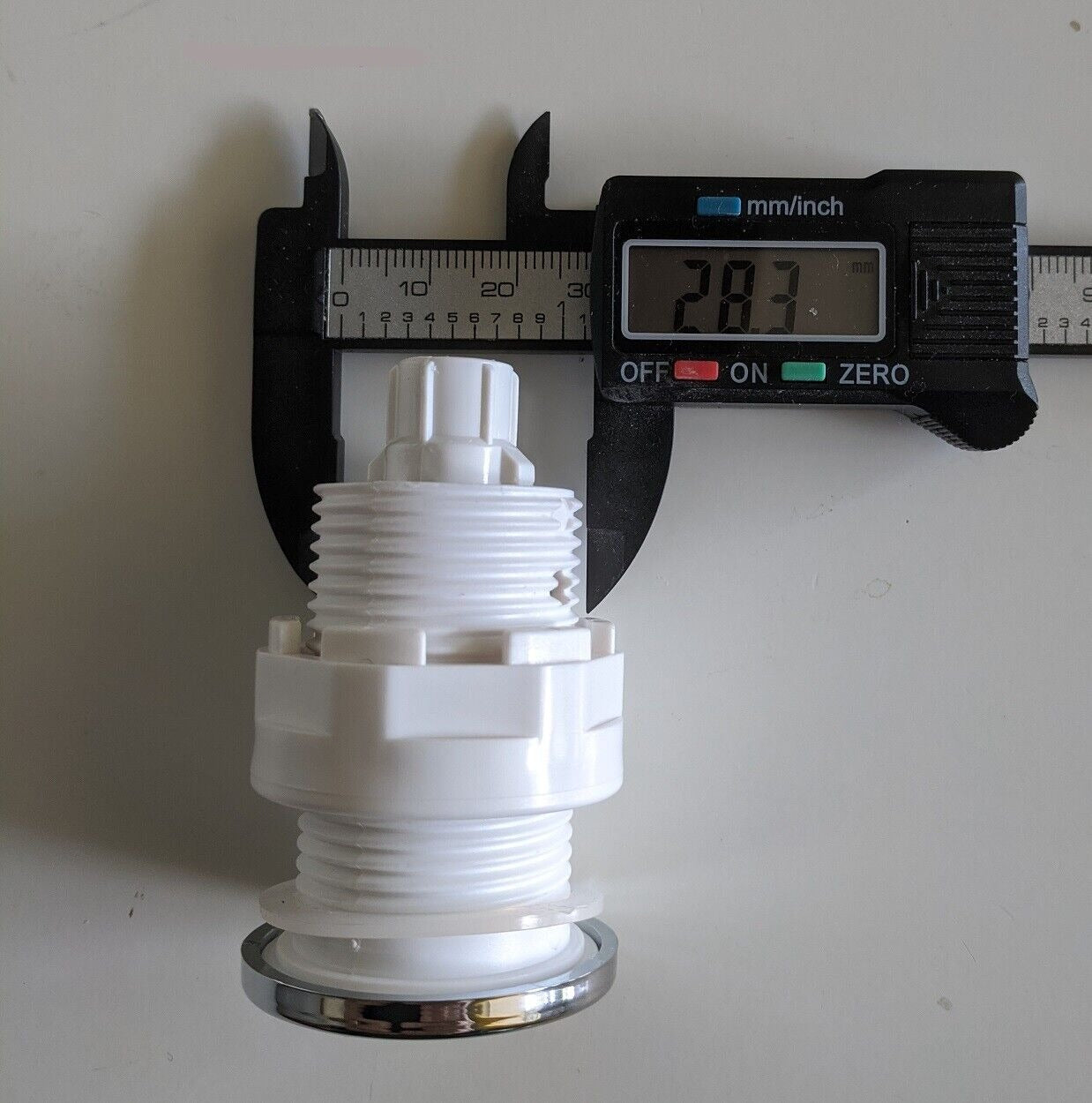 Air Switch button Spa Chrome