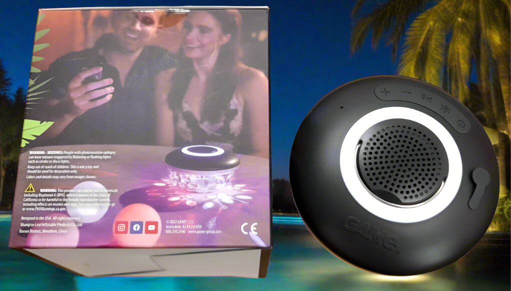 Speaker & Light Show Wireless Bluetooth floating Game free post