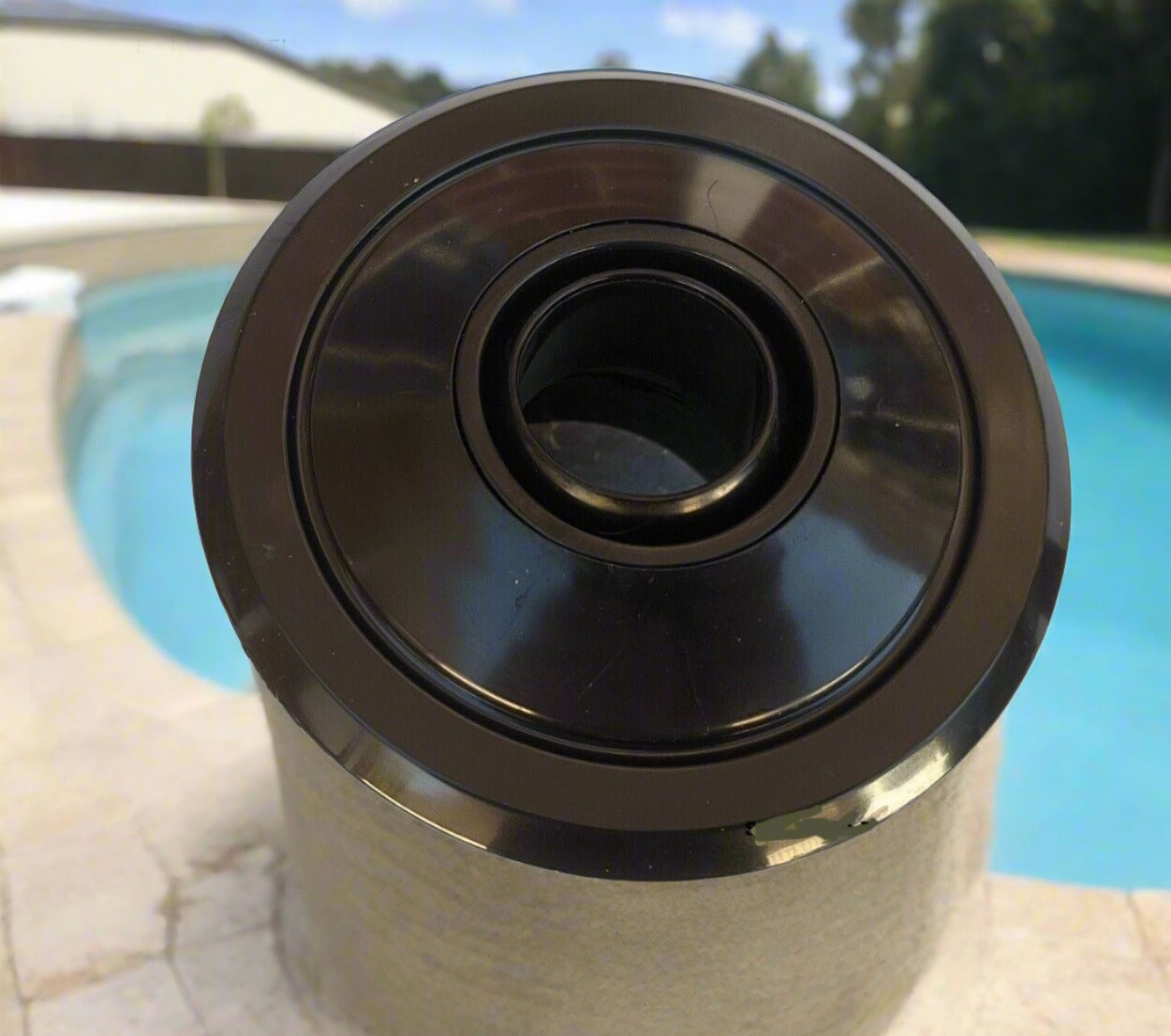 Return to Pool Eyeball Black Slip fit 50mm