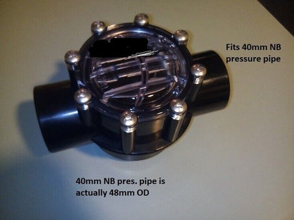 Isolation Flow Check Valve 40mm Waterco