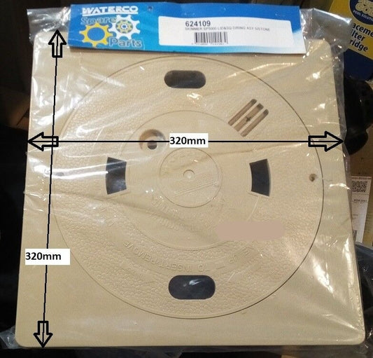 Skimmer box SQUARE SURROUND LID & SP5000 & PARAMOUNT safety features lockable