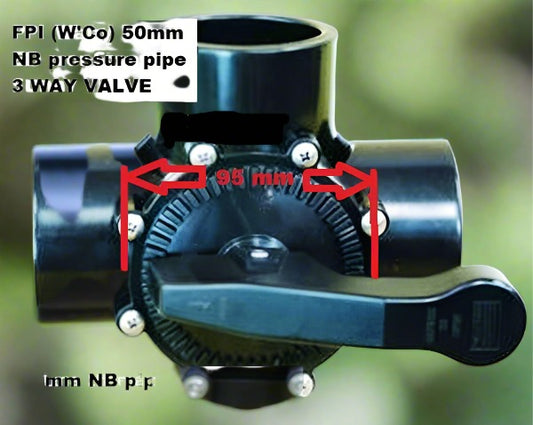 FPI 3 Way 50mm Valve