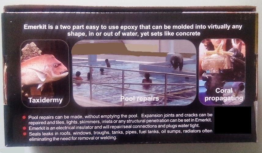 Emerkit Trade Box 8 pairs x 150g A+B Epoxy Putty