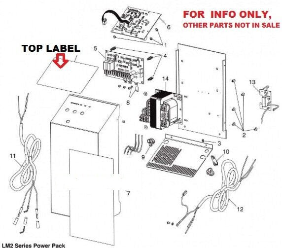 LM2/3 Top label Zodiac Chlorinator