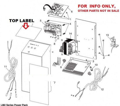 LM2/3 Top label Zodiac Chlorinator