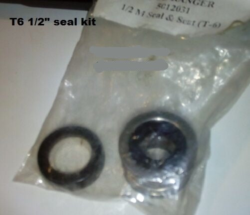 Pool Pump Seal set 1/2" T6 to fit Davey Power Ace 1-200s and XB, not CRs