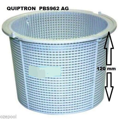 Skimmer Basket Brass Handle Quiptron PBS962