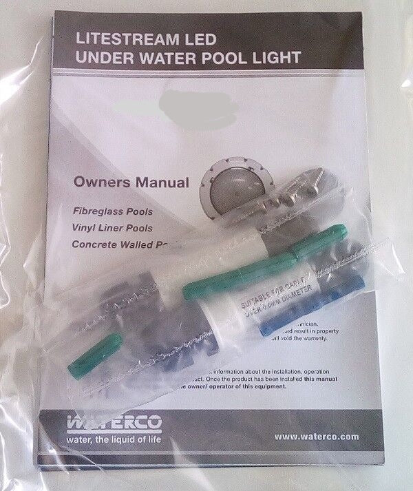 Britelux White LED Retro Fit Pool Light Waterco  FREE POST