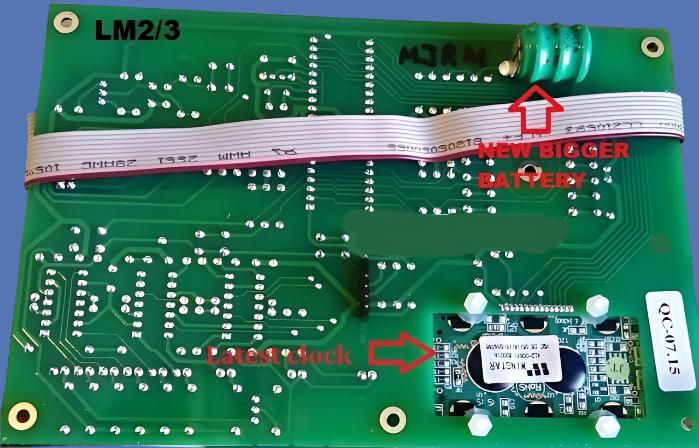 LM2/3 Top PCB w/ Clock W082741  Zodiac