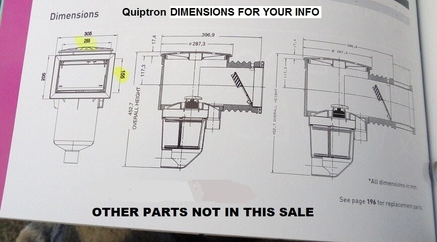 Skimmer Box  Latch Assembly Clip Quiptron