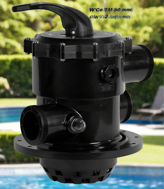 Multiport Valve 50mm Pool Waterco  S602-S1200